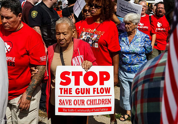 Gun shop protest in Chicago, IL