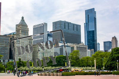 Chicago Skyline Grant Park 4